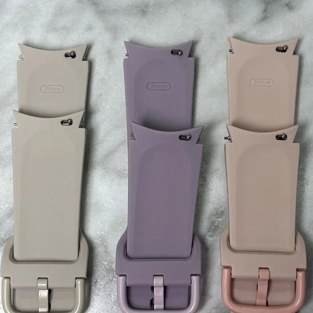 5 Pack Bands Compatible w/Samsung Galaxy Watch 7/6/5/4 40Mm 44Mm/Watch 6 classic